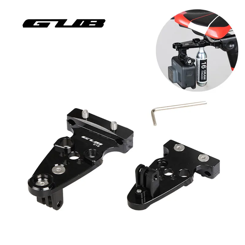 cheap GUB 619 Bicycle Seat Post Camera Holder Ultralight Adapter CNC Aluminum Alloy MTB Road Bike Extra Adjustable Arm Tripods Black