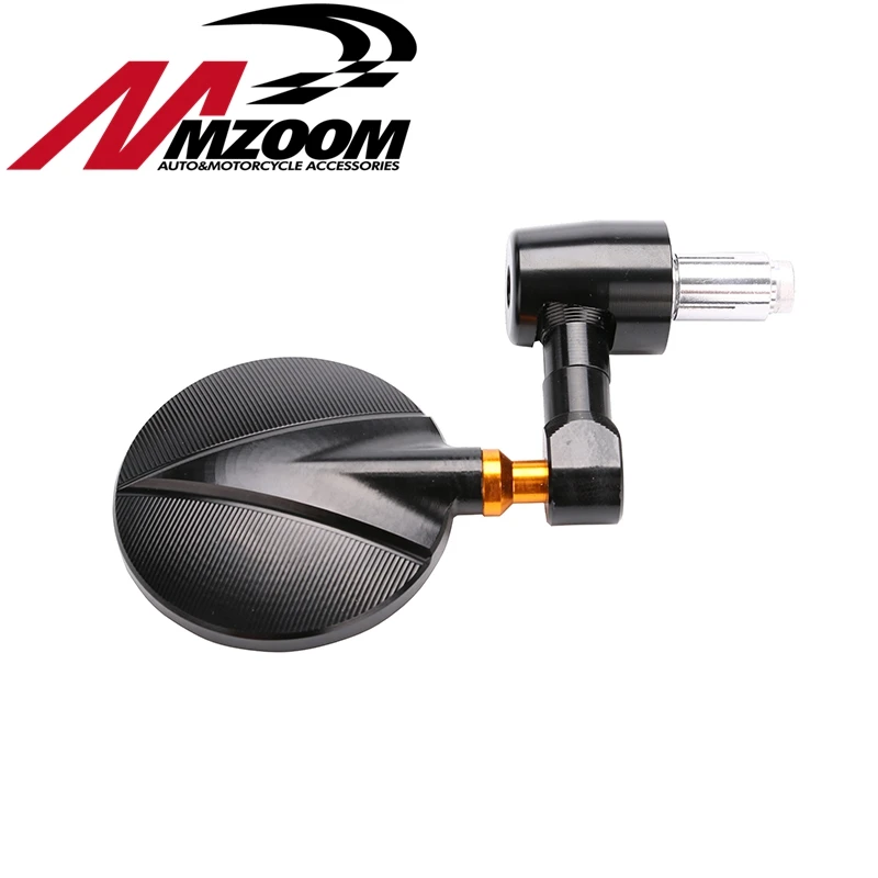 Бесплатная доставка mzoom Новый Spy R80 Бар Конец мотоцикл Задняя сторона зеркало для