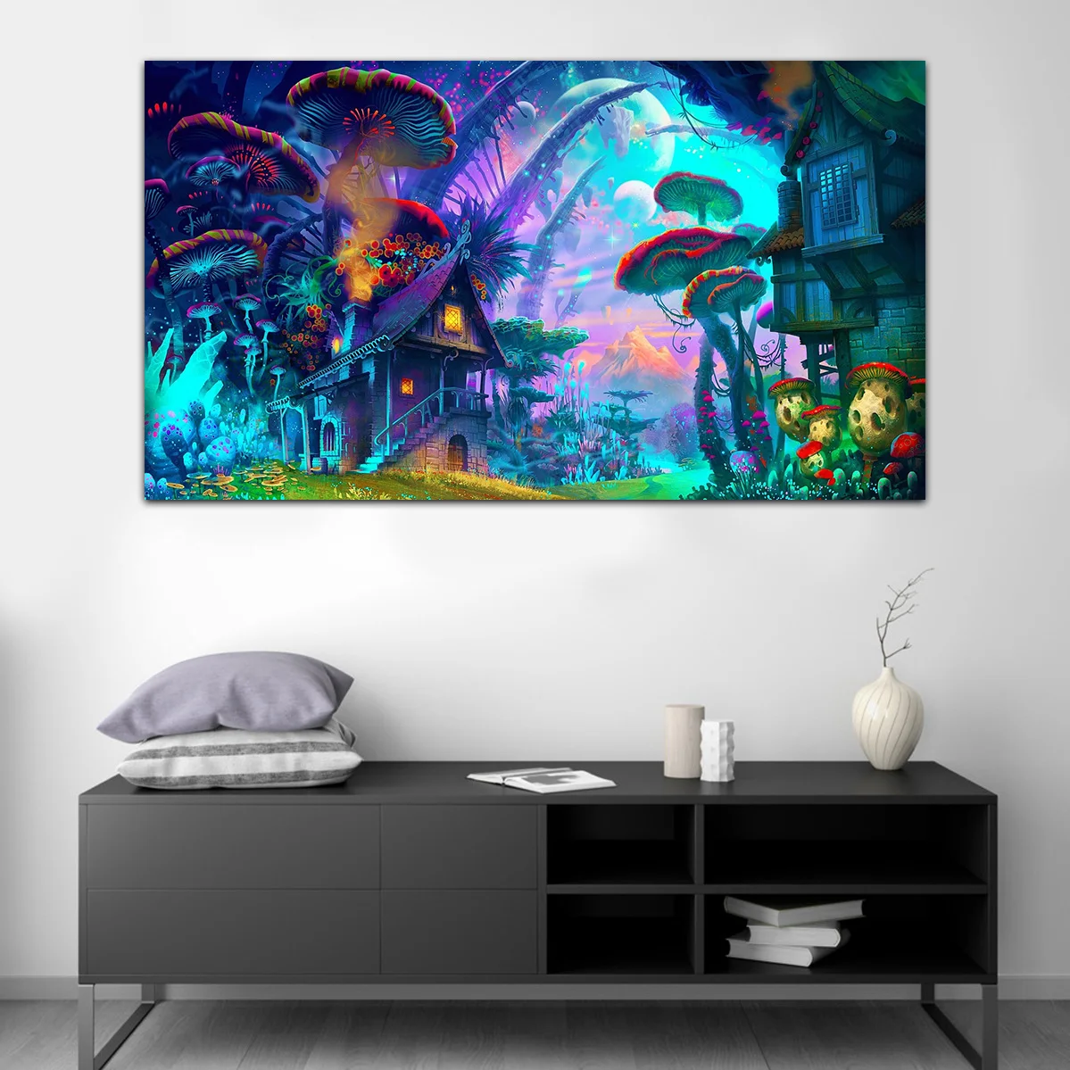 Вселенная плакат своими руками рамка Psychedel Trippy художественные плакаты и картина