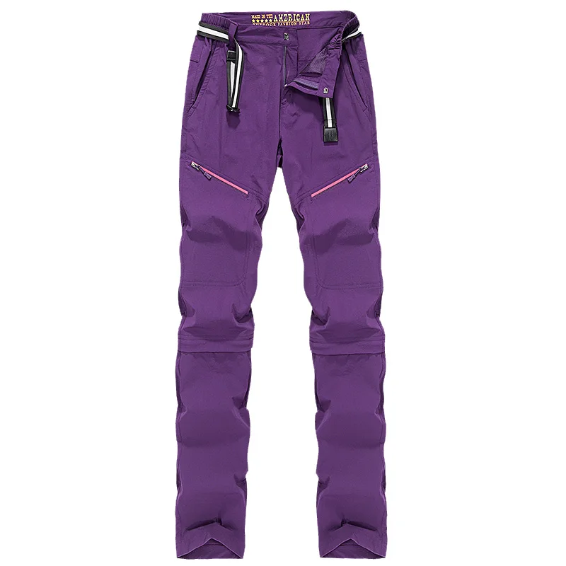 ZYNNEVA 2018 nuevo secado rápido pantalones de escalada al aire libre de las mujeres activo extraíble Pantalones de Trekking alpinismo pantalones GC5204 ZYNNEVA 2018 nuevo secado rápido pantalones de escalada al aire libre de las mujeres activo extraíble Pantalones de Trekking alpinismo pantalones GC5204