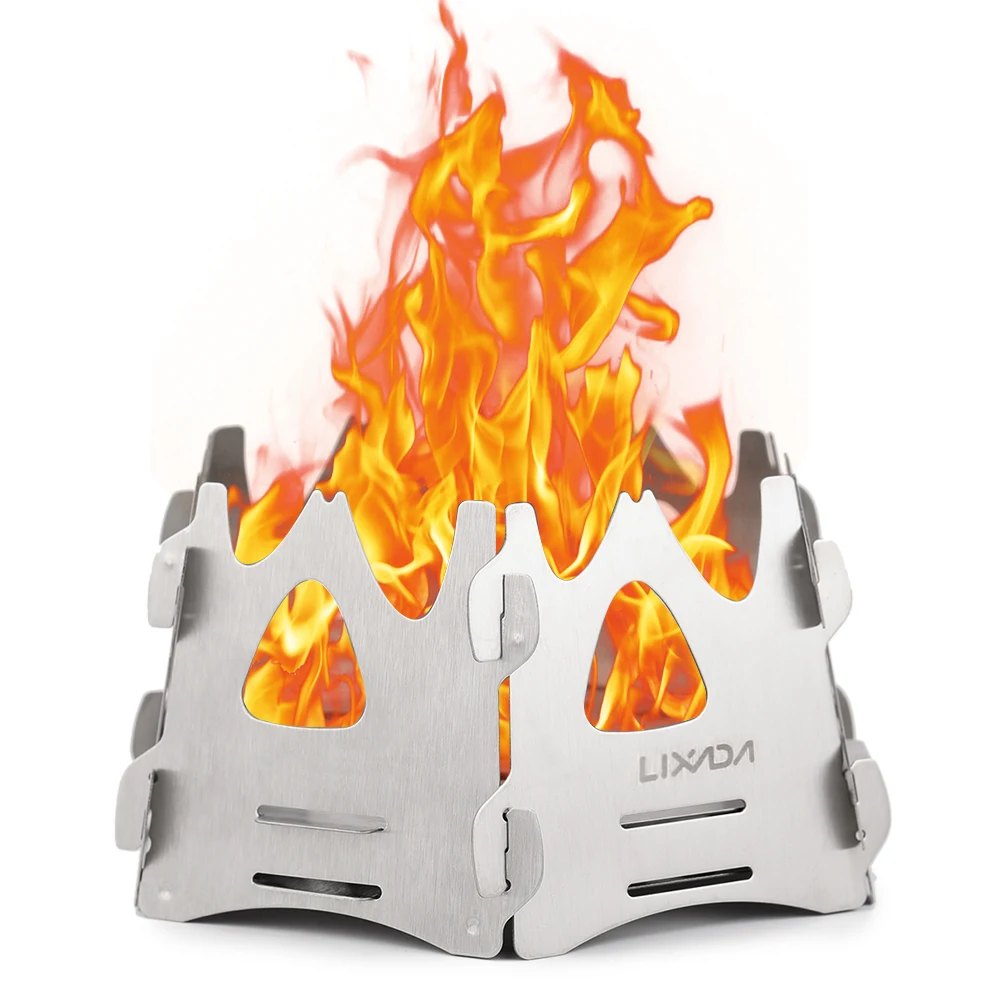 DANCHEL Poêle à Tente Chaude Avec Grand Corps De Poêle Pliant Poêles à