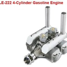 DLE222 4 цилиндра 222CC бензиновый двигатель для RC самолета