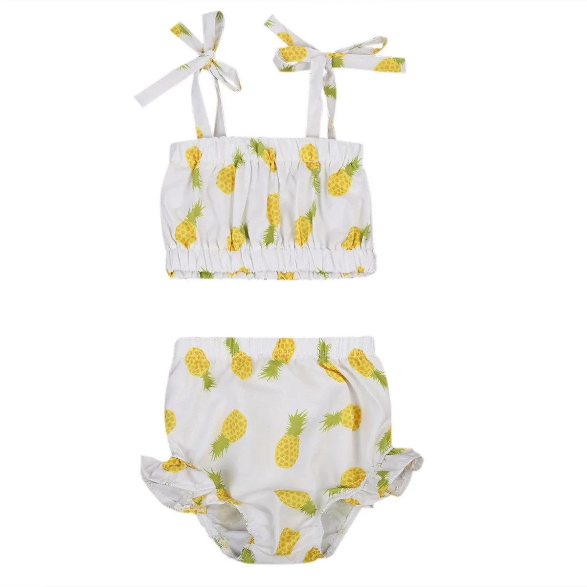 Black Friday Deals Pineapple Print Newborn Kids Baby Girls Bikini Set ...