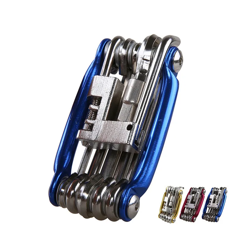 cheap 11 in 1 Multifunction Bicycle Repair Tools Kit Hex Spoke Cycling Screwdriver Tool MTB Mountain Cycling Bike Repair Tool
