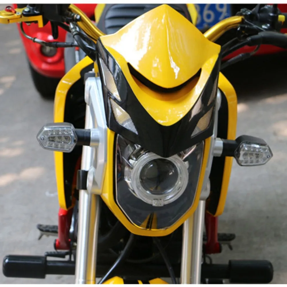 

New Motorcycle Headlight Whindshield Head Cover Fairing Cowl For MSX 125 Headlight Cover Panel Screen Windscreen Yellow