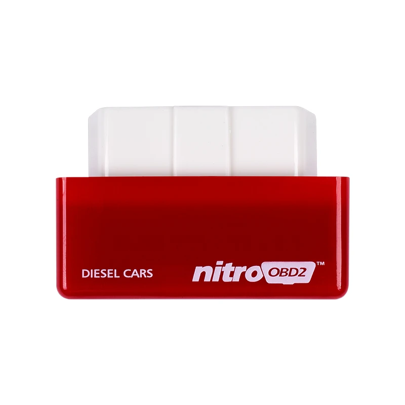 NitroOBD2 бензин для Benzine автомобильный чип блок настройки больше мощности и крутящего момента Nitro OBD2 Plug and Drive Nitro OBD2 инструмент - Цвет: Красный