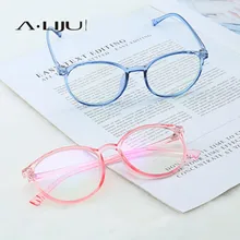 Модные круглые очки Ретро рамка женская брендовая дизайнерская необычные очки рамка прозрачная рамка унисекс плоские зеркальные очки