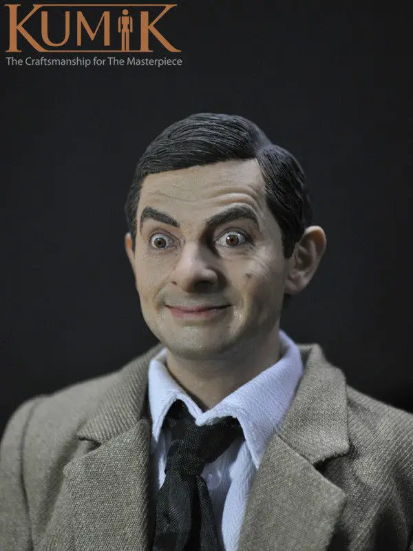 

1/6 Head Sculpt 13-81Male Figure Head Mr Bean Lifelike Headplay 12" Action Figure Collection Toys Gift