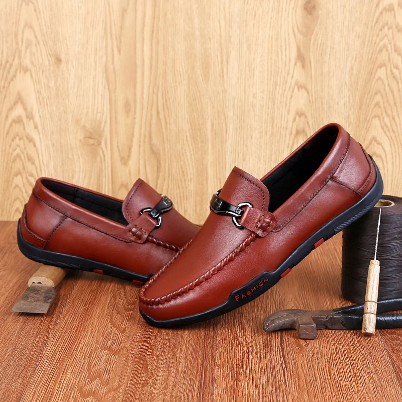 NORTHMARCH Для мужчин повседневная обувь на шнуровке Мужская обувь из натуральной кожи большой Размеры Мокасины мужские кожаные мокасины Для мужчин s Sapatillas Hombre