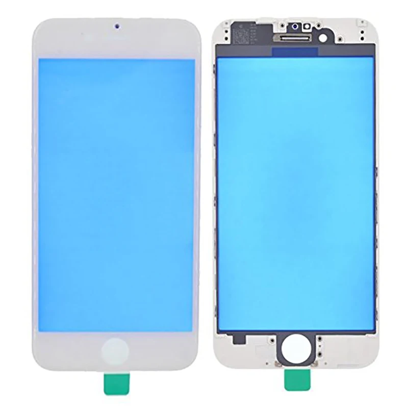 for iPhone 6 6 Plus 6s 6sp 7 7Plus Replacement Front Outer Screen Glass Lens Cover LCD with frame