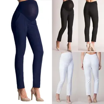 

Leggings Solid Color Pants Clothes Pregnant Women Pant Long Trouser