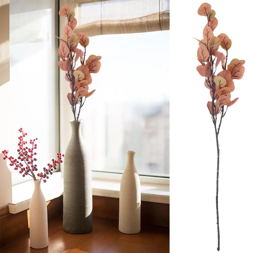 70 см искусственные листья эвкалипта ветки растения для свадебной вечеринки украшения дома комнаты