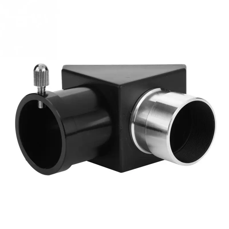 New 1.25'' 90 Degree Diagonal Adapter Erecting Image Prism Ze-nith Mirror for Telescope