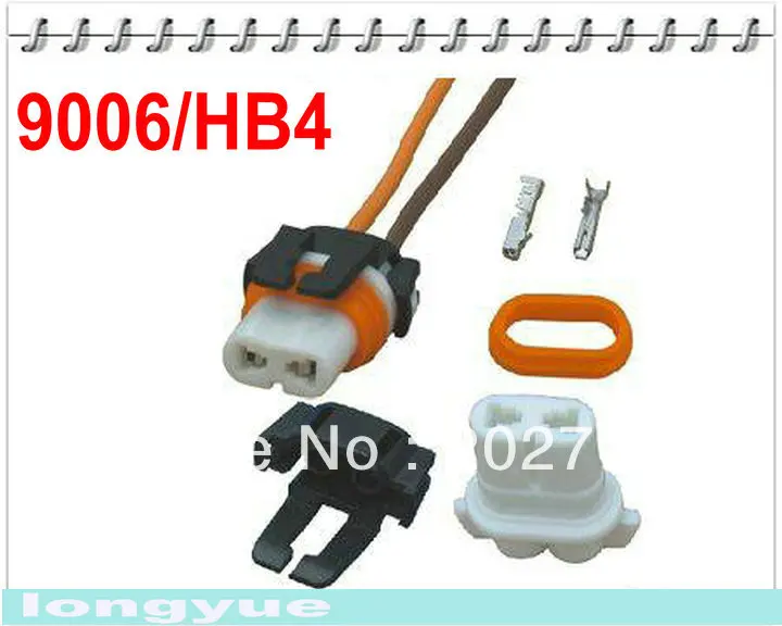 longyue 10pcs 9006 / BH4 female ceramic bulb socket for Halogen