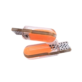 

2PCS 147 168 194 W5W T10 COB Silicone door lights T10 Clearance Lights Cabin lights reading lights License Plate Light Red DC12V