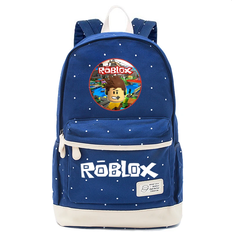 HOT selling printing Roblox Games Backpacks Teenage Girl Backpack Student School Bag Flower wave