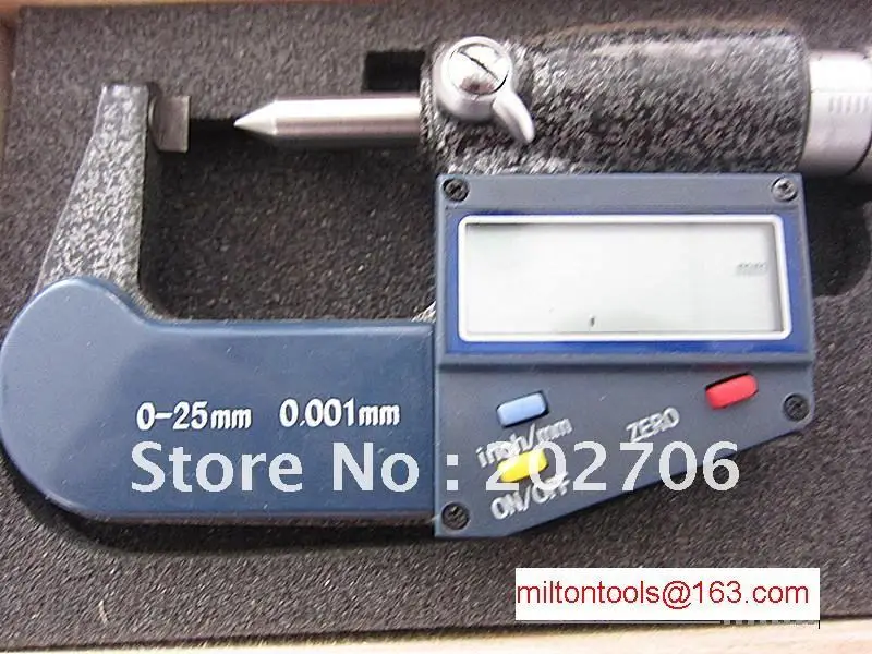 0 25mm Digital Single Point head Blade Micrometer blade digital outside micrometerin