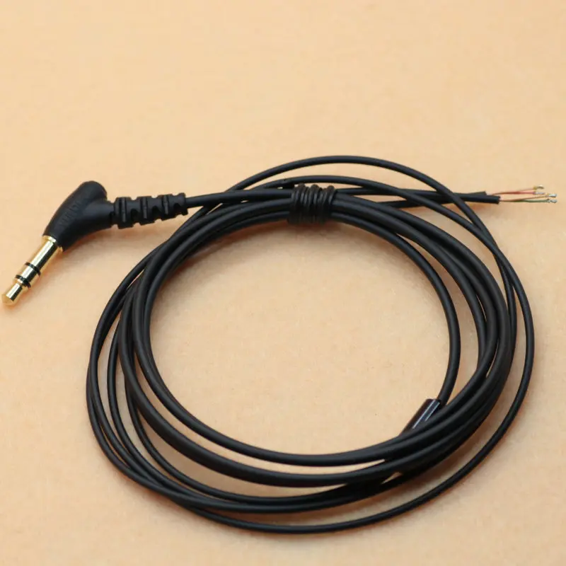 10 pcs DIY Earphone Cable Headphones accessories 120 degrees Headset 3 5MM 14 core Headphone for DIY Earphone