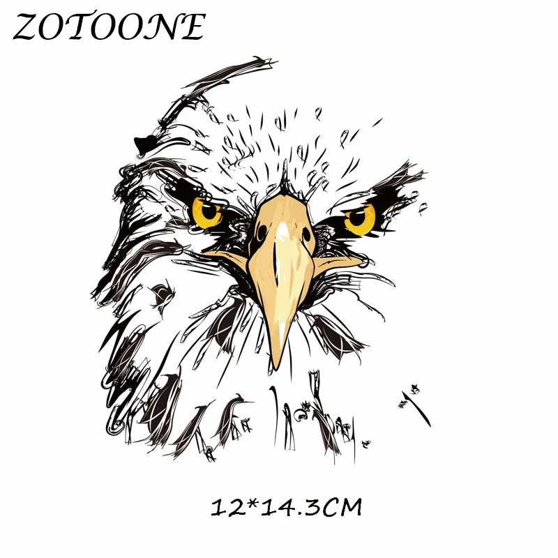 Термонаклейки ZOTOONE Стикеры для одежды аксессуар рукоделия стирающиеся