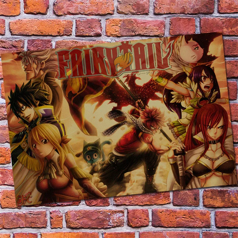 Fairy Tail Poster on the Wall