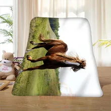 P#142 Custom Horse#51 Home Decoration Bedroom Supplies Soft Blanket size 58×80,50X60,40X50inch SQ01016@H+142