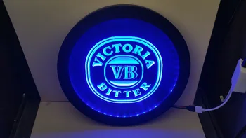 

Victoria Bitter VB RGB led MultiColor wireless control man cave flag Works of art