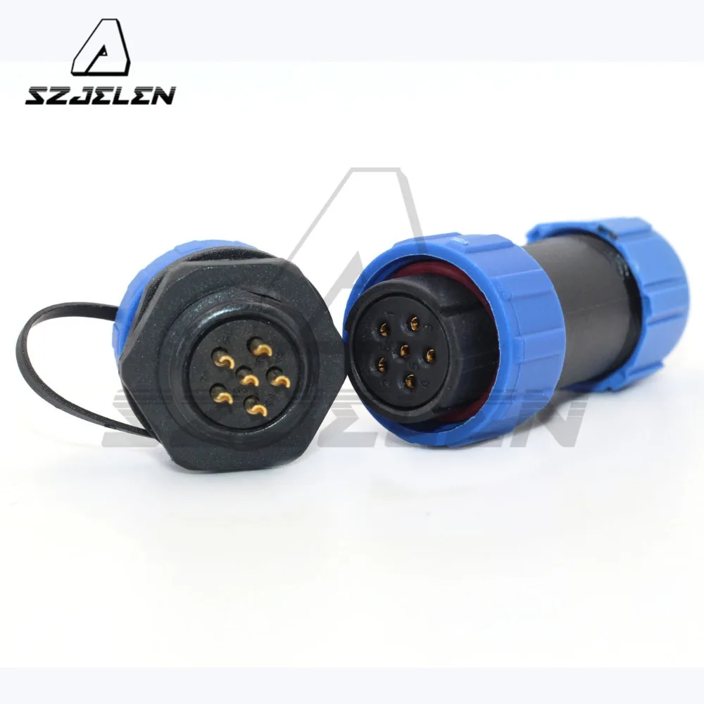 

SP21 type 6 Pin Wire Connector Plug and socket,cable connector,Waterproof plug,waterproof power connector IP68