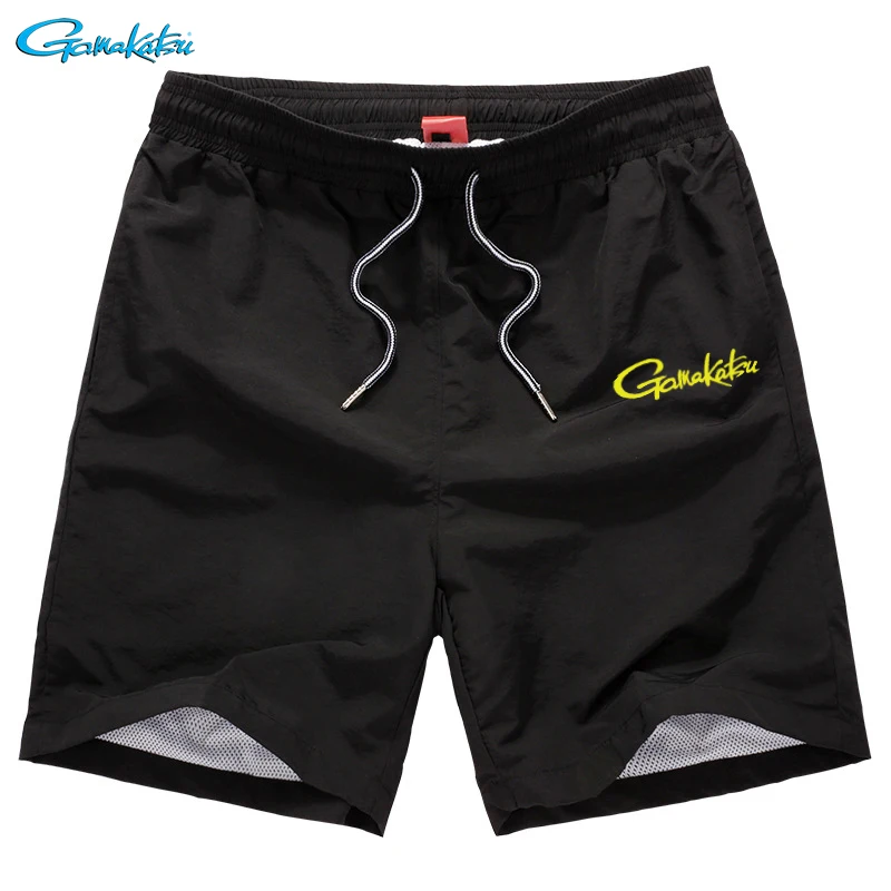 Летние шорты для рыбалки Gamakatsu, мужские повседневные удобные спортивные штаны, дышащий светильник, водонепроницаемые штаны для рыбалки