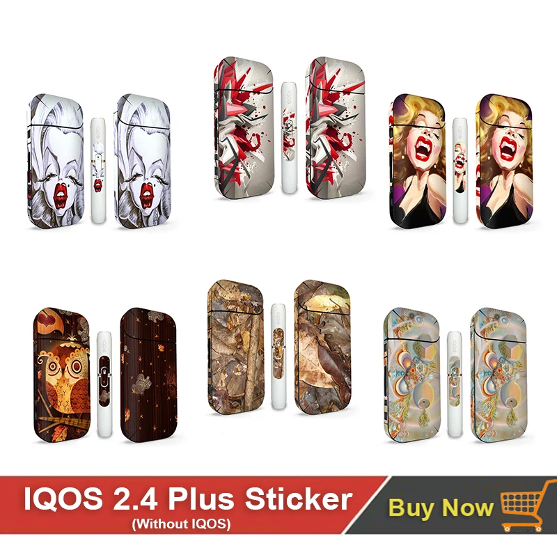 

Cool Design Protective For IQOS Sticker For IQOS 2.4 Plus Skin Cover Sleeve Sticker Hot Sale IQOS Decal Sticker