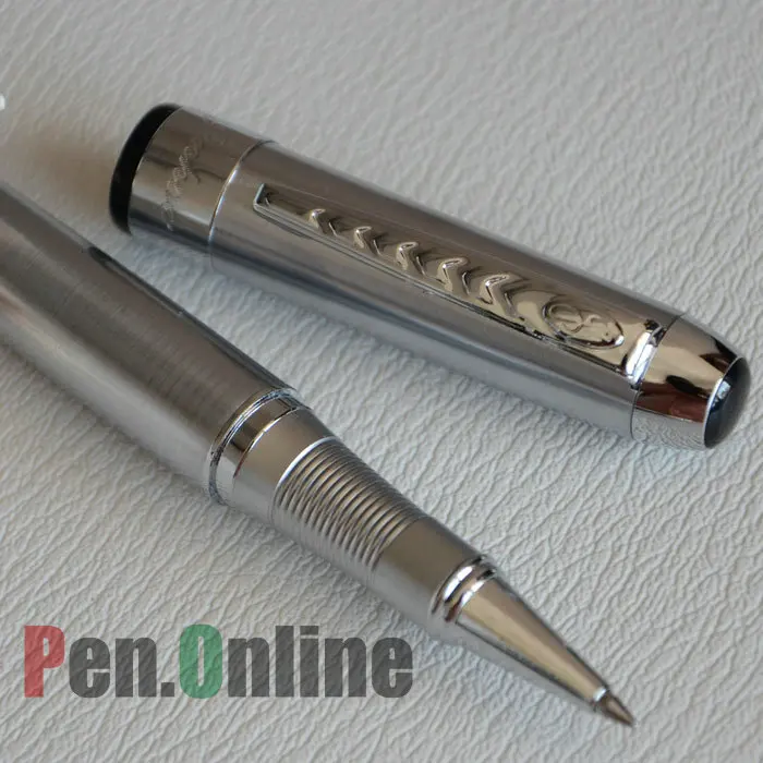 JINHAO 250, серебряная шариковая ручка с серебряной отделкой и зажимом