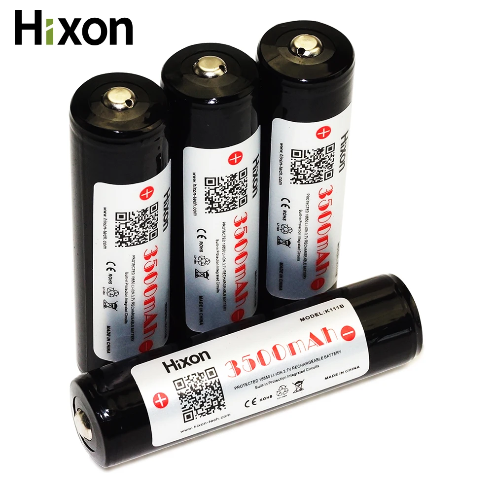 Hixon 4xSanyo NCR18650GA Cell 3500mAh 10A18650 Rechargeable Battery Protected Hixon 4xSanyo NCR18650GA Cell 3500mAh 10A18650 Rechargeable Battery Protected