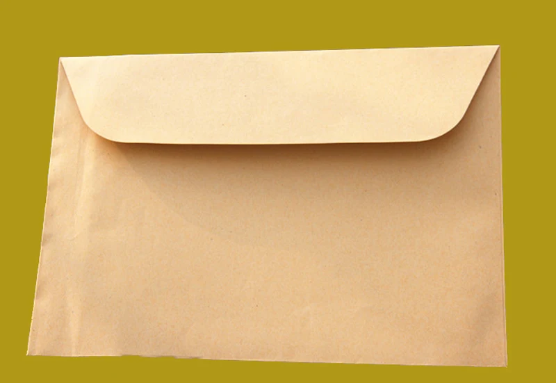 Buy 100pcs/lot 32.4x22.9cm kraft paper big Envelope For A4 document Greeting