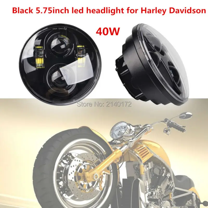 Мотоцикл H4 высокая/ближнего света Велосипедный Спорт 5.75 ''hid светодиодные фары спереди для вождения фары для мотоцикла Harley налобный фонарь Мотоцикл H4 высокая/ближнего света Велосипедный Спорт 5.75 ''hid светодиодные фары спереди для вождения фары для мотоцикла Harley налобный фонарь