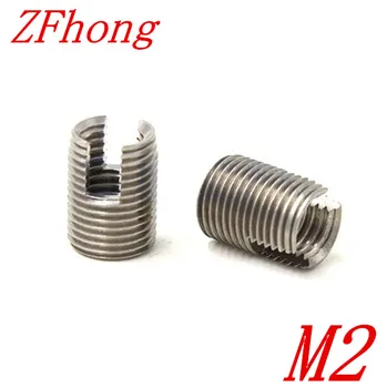 

20pcs m2 Self Tapping insert/Self Tapping Screw Bushing/Stainless Steel 302 slotted type Wire Thread Repair Insert