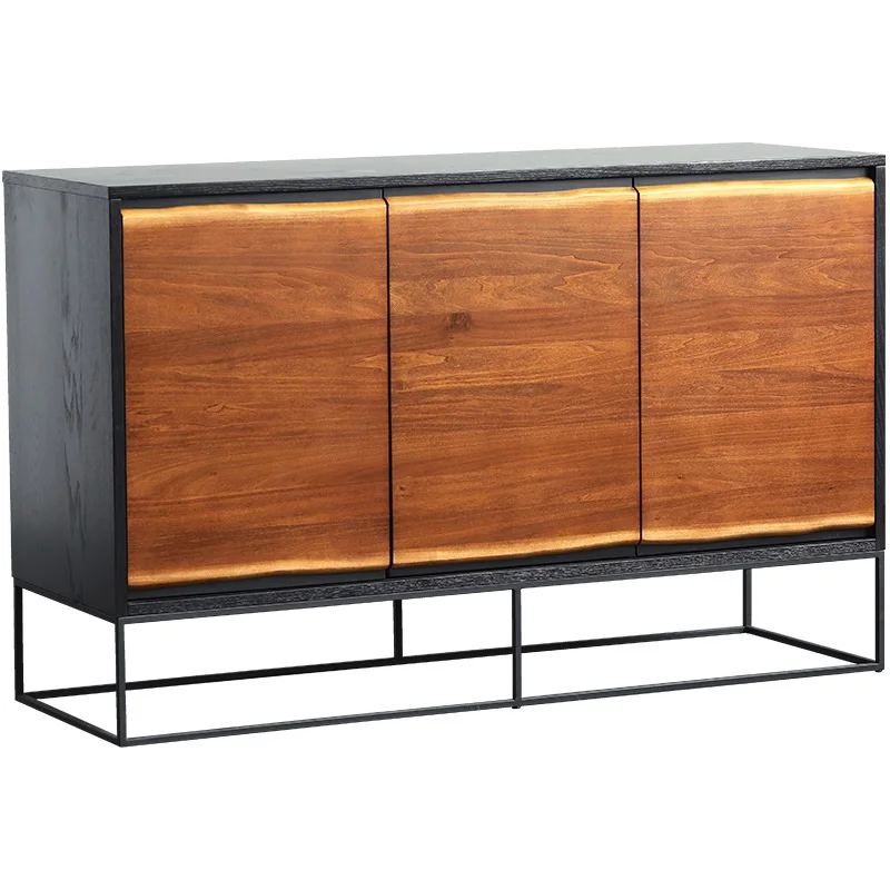 خشب البقس Sideboards مع الإطار المعدني قدم/85 cm عالية × 136 cm طول x45cm العرض خشب البقس Sideboards مع الإطار المعدني قدم/85 cm عالية × 136 cm طول x45cm العرض