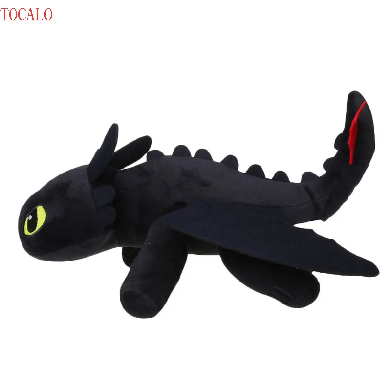 

60cm Big Night Fury Plush Toy How To Train Your Dragon 2 Toothless Dragon Stuffed Animal Dolls