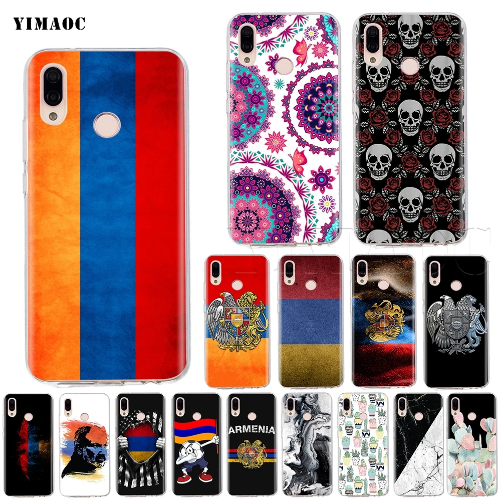 Чехол YIMAOC с флагом армян для Huawei P8 P9 P10 P20 P30 P Smart Lite Pro Mate 10 Y6 Prime 2018|Бамперы| |