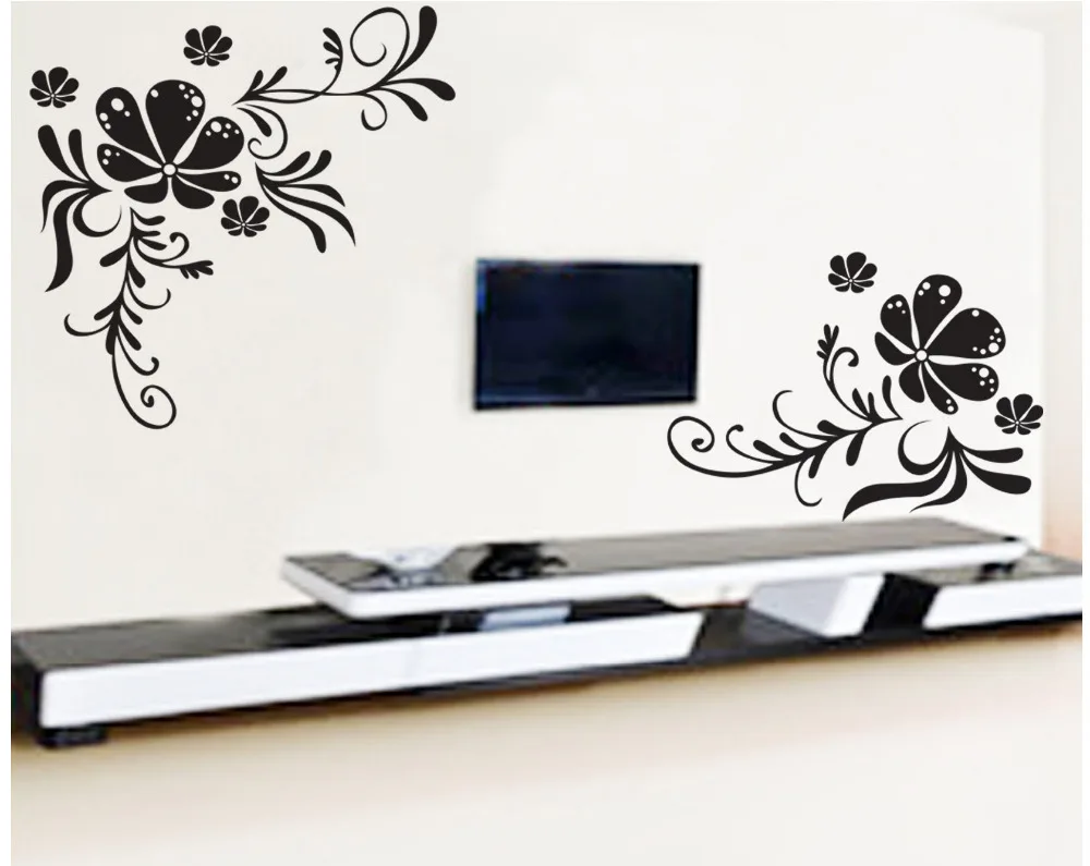 Living Room Flower Stickers Living Room Flower Stickers