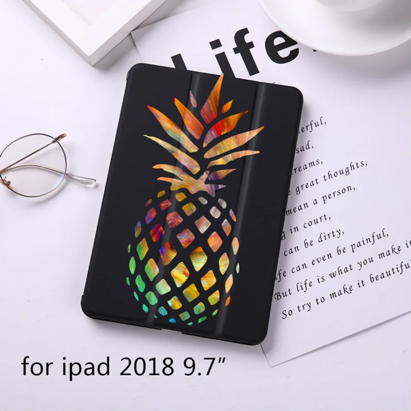 Роскошный Магнитный чехол-книжка с сердечком и фруктами для Apple iPad 9," чехол для iPad 9,7" из искусственной кожи складной чехол-книжка для планшета - Цвет: B200144-BIP