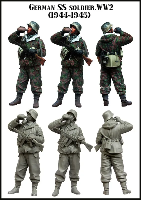 

GERMAN SS SOLDIER(1 model)1/35 Resin Model Kit