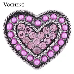 10 шт./лот оптовая продажа Vocheng Имбирная Форма 18 мм в форме сердца 3 цвета шарик шарм Vn-1091 * 10 Бесплатная доставка