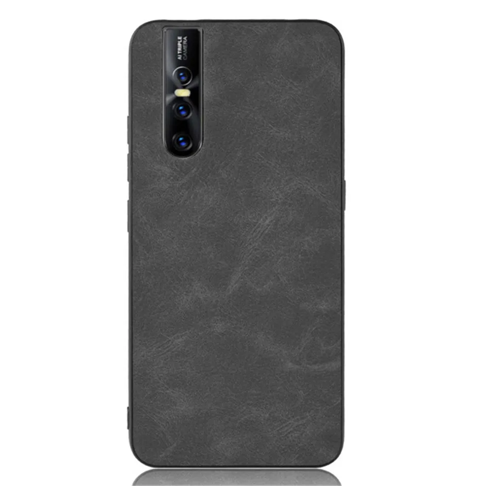 For Vivo V15 Pro Case 6.39 inch Luxury PU Leather Hard Back Cover Shockproof Case For BBK vivo V15Pro Full Protective Phone Case