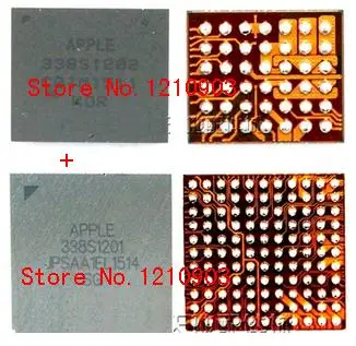 2pair/lot (4pcs) for iphone 6 6plus 6+ big audio control ic U0900 338S1201 +small chip U1601 338S1202 | Мобильные телефоны и