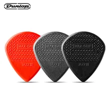 Dunlop гитарный медиатор с нейлоновым максимальным захватом Jazz III из углеродного волокна, медиатор для гитары, 1,38 мм