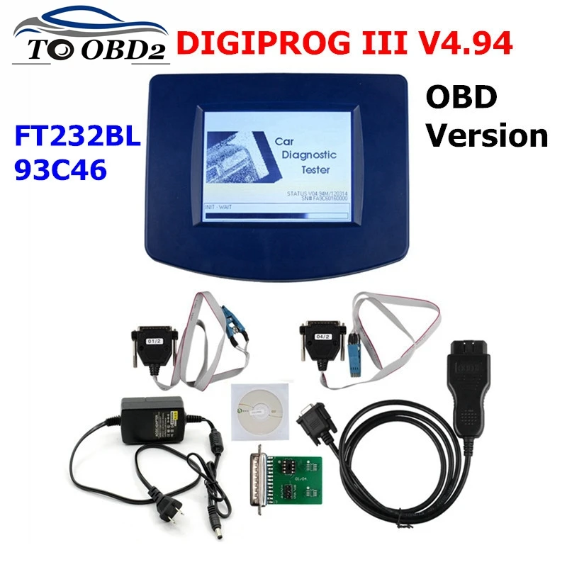 

Latest Digiprog 3 V4.94 Odometer adjust programmer Digiprog III Mileage Correct Tool Digiprog3 OBD FT232BL&93C46 DIGIPROG