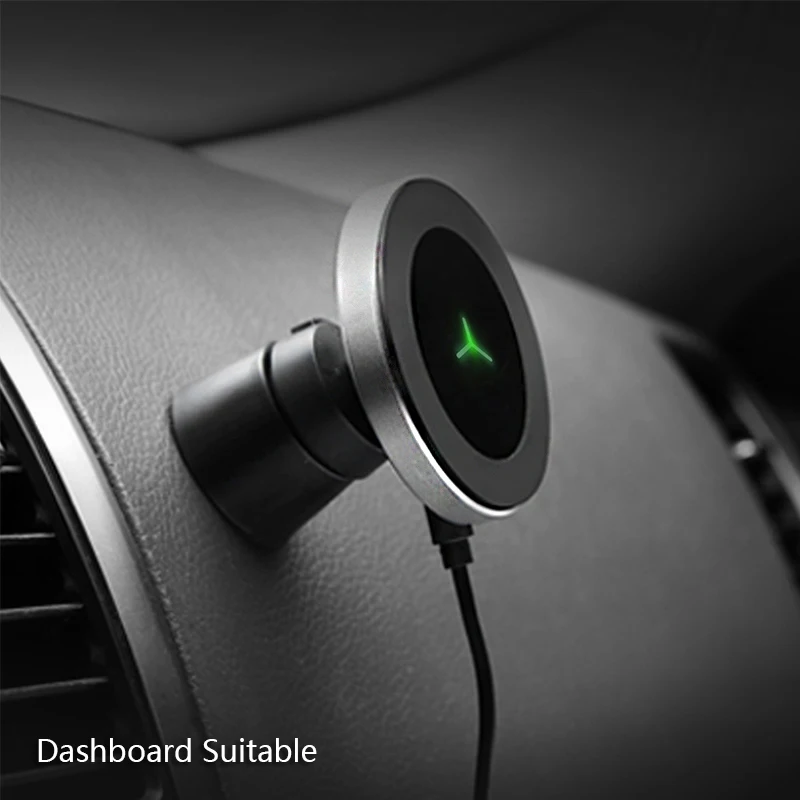 360 درجة دوران سيارة لاسلكي شاحن آيفون XsMax/Xs/Xr/8 زائد تشى المغناطيسي سيارة لاسلكية شاحن سامسونج S10/ s9/S8 10 W