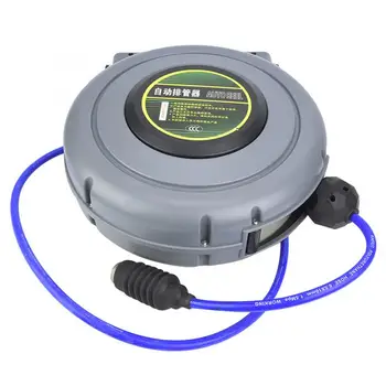

PU Air Hose Reel Automatic Retractable Hose Reel Base 12m 1/4'' BSPT