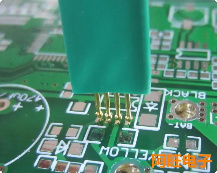 

1.27-4P STC Burning Needle Test Needle Write Program Probe 4 Feet Spring Needle 1.27mm 4P