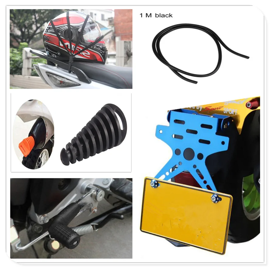 

Motorcycle License Holder Shifter Case Oil Hose Helmet Net Plug for Ducati MONSTER 400 620 MTS 695 696 796 S2R 800 DaRk