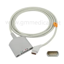 Совместим с Siemens SC9000 XL Multi-link ECG Trunk Cable 5 Lead ECG Cable(Spo2, температура, ЭКГ